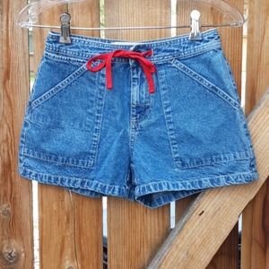 Vintage GAP denim mom shorts high rise sz 2